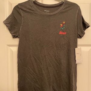 RVCA daisy print tee